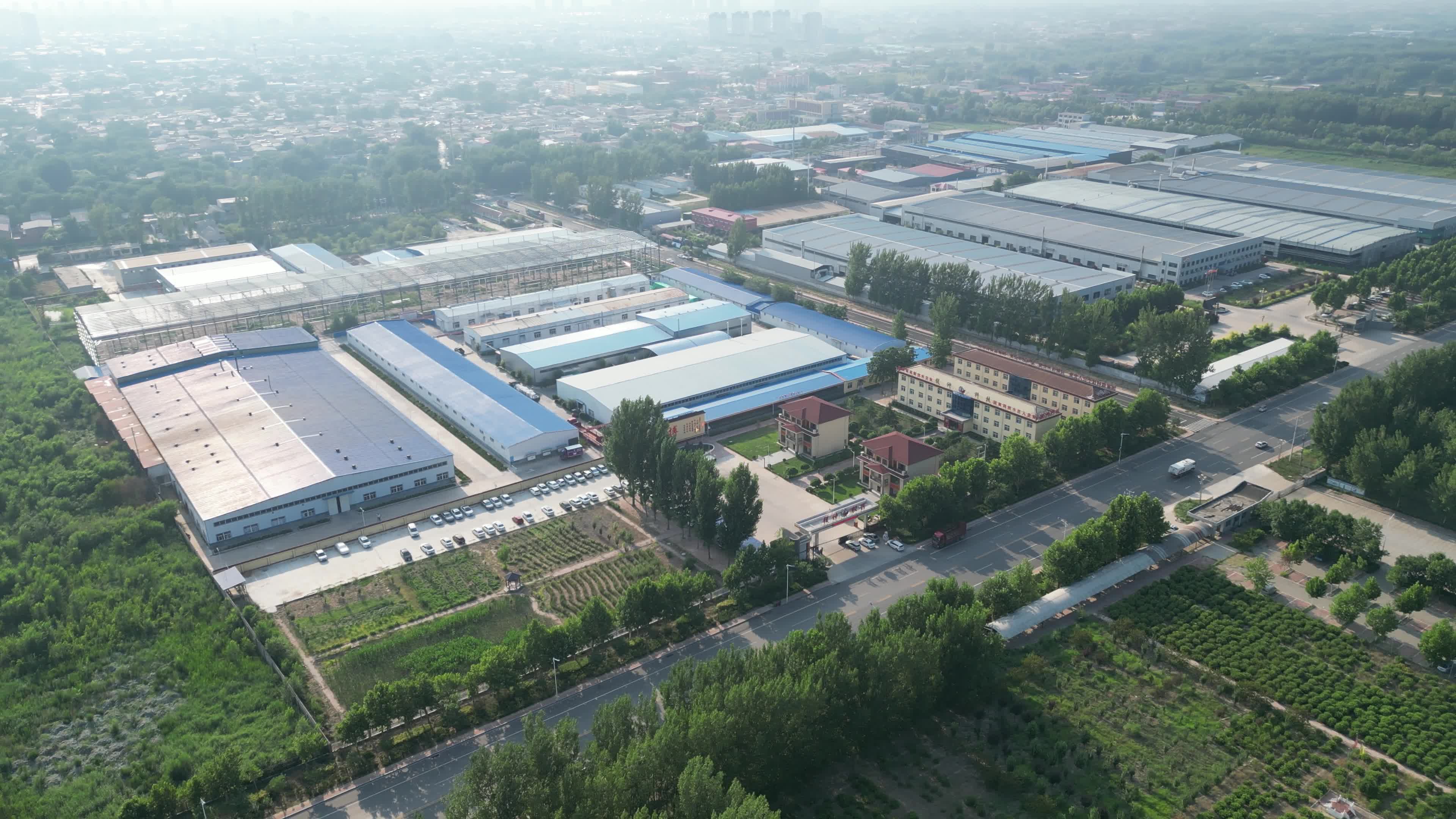 广宗厂区鸟瞰图